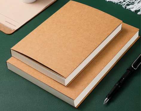 a5空白本牛皮笔记本子b5简约ins风内页...