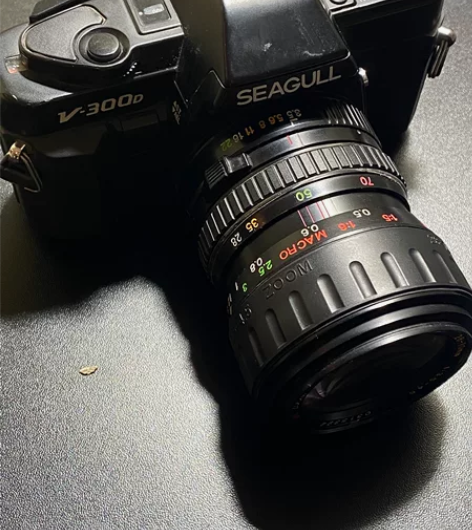 海鸥v300d胶片单反相机。附出片 加装海...