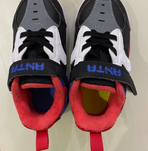 安踏宝宝棉鞋儿童学步鞋加绒 25码数 新旧...