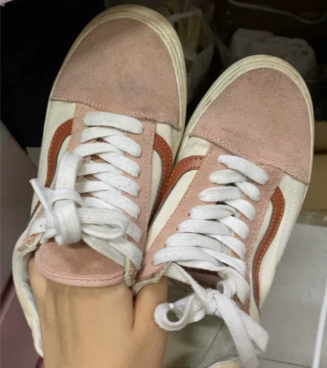 vans当时日本代购买的400+ 穿着痕迹...