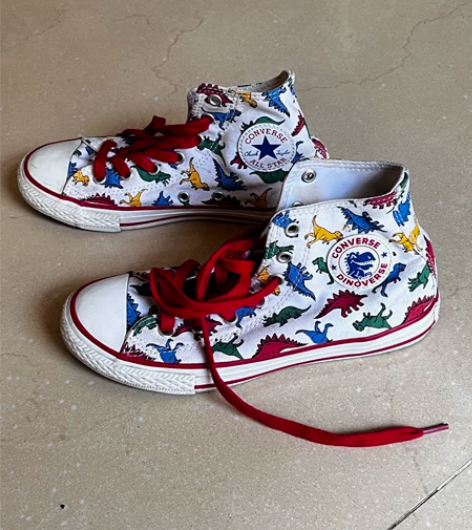 匡威 CONVERSE 侏罗纪恐龙款帆布鞋...