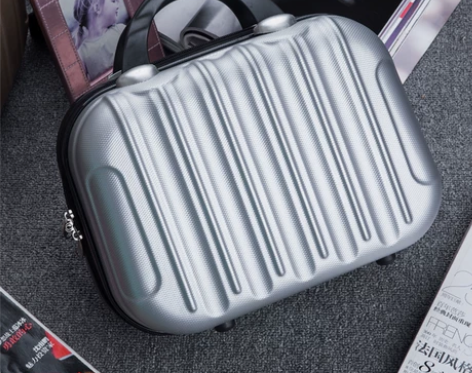 韩版手提箱子小行李箱女14寸化妆包迷你旅行...