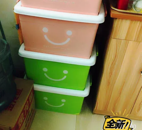 大号50L～250L有盖带轮收纳箱带轮收纳...