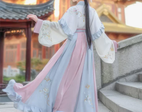 【过年不打烊】如梦霓裳汉服女青引晋制交领齐...