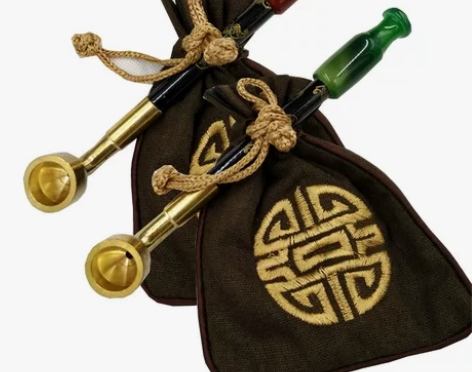 实木木质老式手工烟袋锅子旱烟袋 实木烟袋杆...