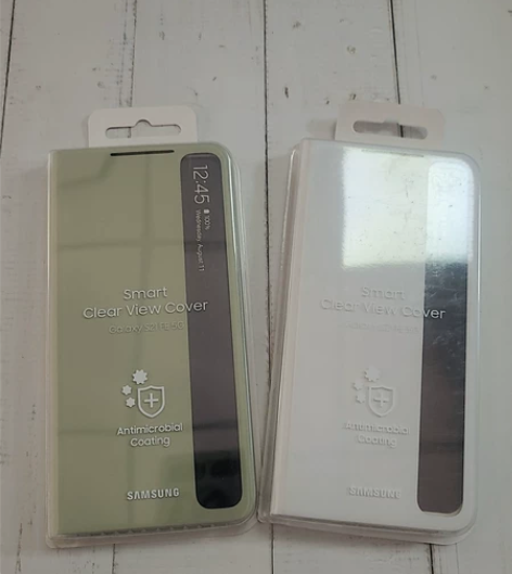 三星s21 FE 5G 镜面翻盖手机保护壳...