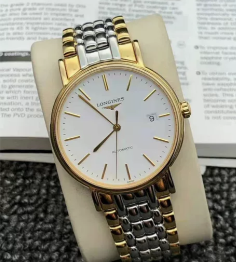 正品二手9成新 浪琴男士瑰丽系列全自动机械...