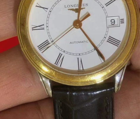 正品间包金浪琴12600老款带发票带保卡单...