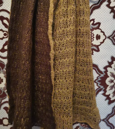 双面针织围巾（长200宽30左右）几乎全新...