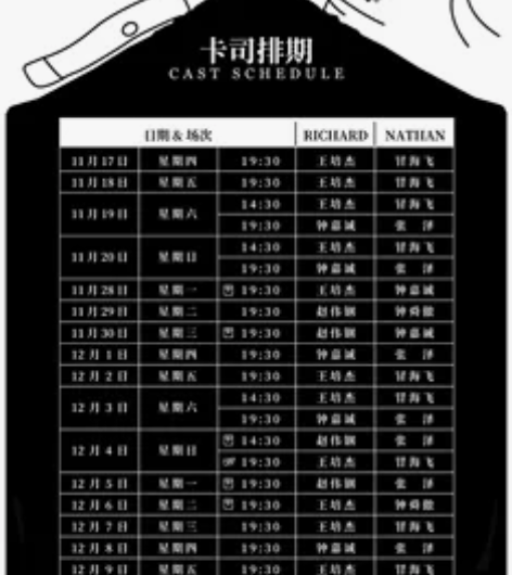 【直出】音乐剧危险游戏12.10晚（3排2...