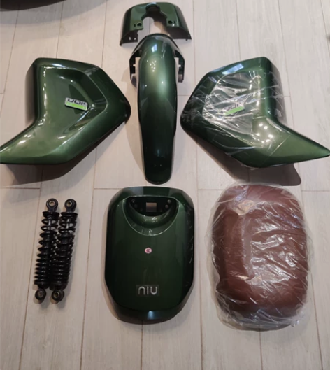 小牛电动uqi+原厂车壳，复古森林绿，新车...