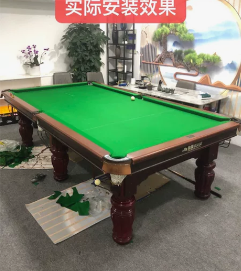 二手伯爵中式黑八台球桌国际标准比赛专用老品...