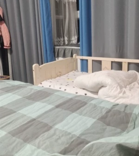 实木儿童床带护栏小床婴儿男孩女孩公主床单人...