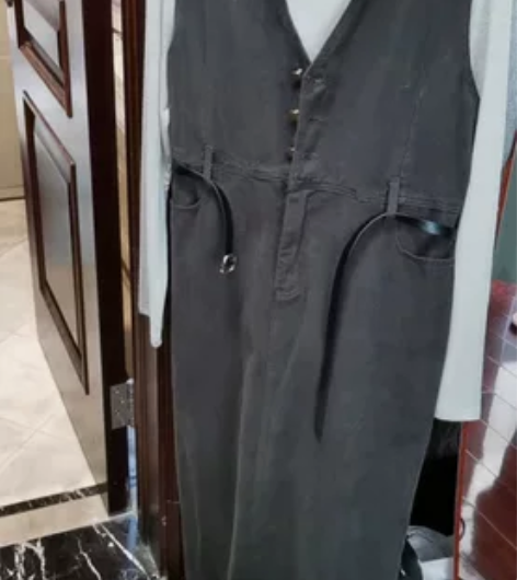 露营休闲风套装 一次未穿 带腰带 打底质量...