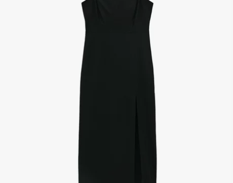 ?UR ZARA COS 新款黑色吊带裙开...