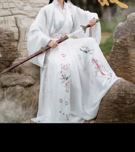 河汉涓埃【无双】原创晋制襦裙 倩女情侣款 ...