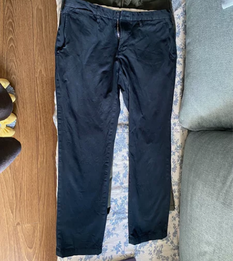 无印良品 男士休闲裤 尺码见图 绿色和深蓝...