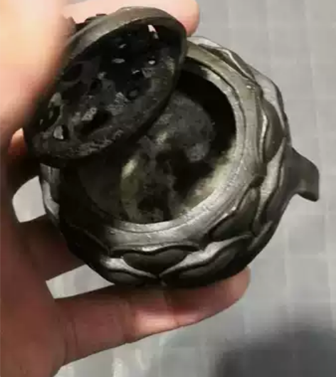 古香苑二十年老货熏香炉纯铜香薰炉复古工艺品...