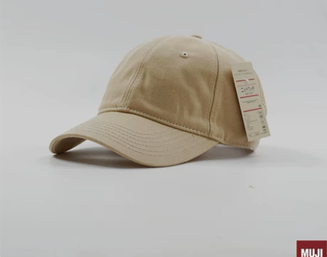 无印棒球帽新款夏良品藏青鸭舌帽子潮男日系女...