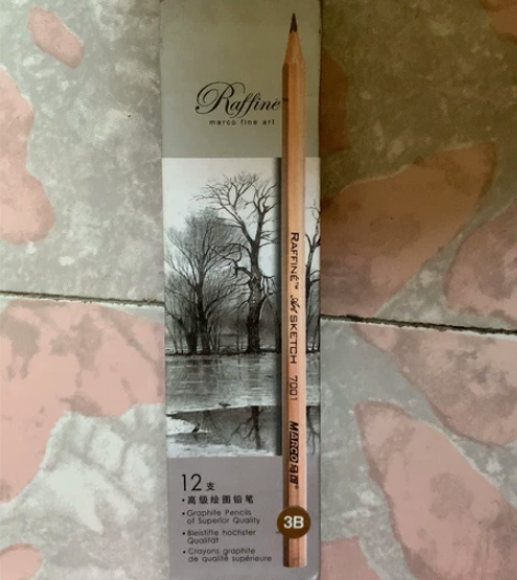 马可铅笔2345B 素描专用 全新每盒10...