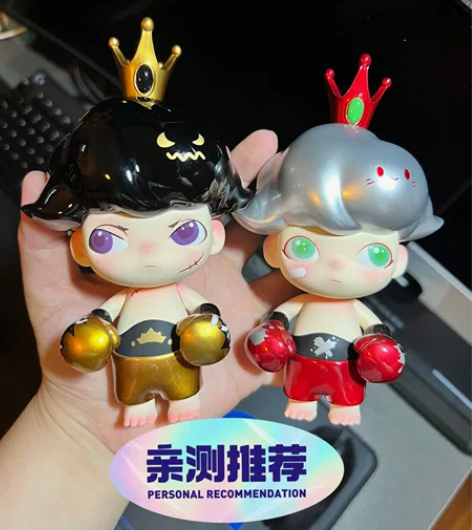 【出】涂装 DIMOO拳击一对 不懂啥是涂...