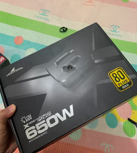 出售自用电源 金牌650W全模组 模组线全...