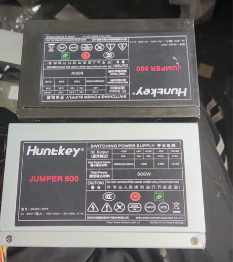 航嘉电源额定功率500W 网吧拆机电源  ...
