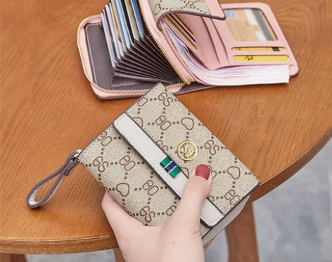 女士钱包 钱包卡包女短款精致高档2021新...