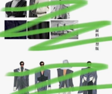 服装效果图，服装系列设计，男装设计 灵感来...
