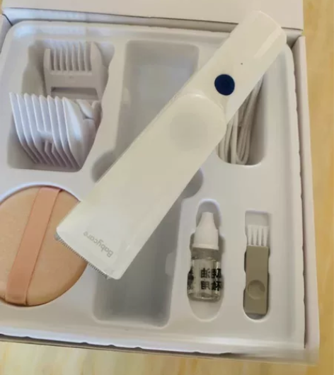 全新 babycare婴儿理发器自动吸发静...