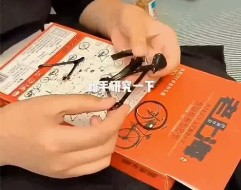 【加大拼装版】自行车模型组装配件diy合金...