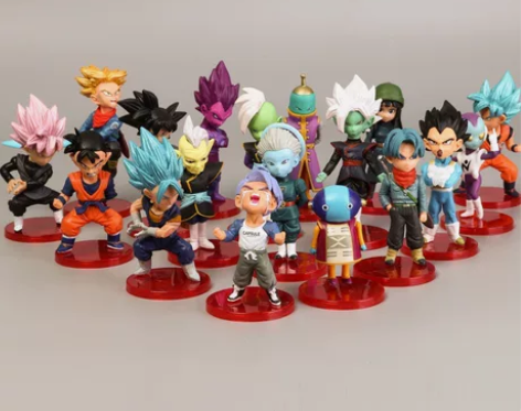 18款动漫周边七龙珠手办 悟空悟饭公仔 感...