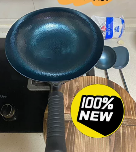 【章丘铁锅】包邮全新宗师鱼鳞锅章丘铁锅老式...