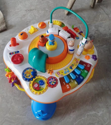 谷雨学习桌儿童多功能早教游戏桌趣味益智婴儿...