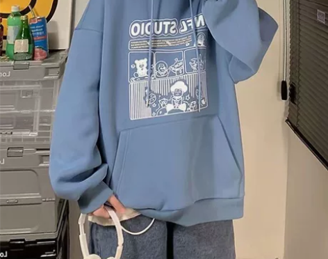 【清仓处理】慵懒风卫衣男潮流帅气宽松大码连...