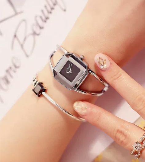 金米欧Kimio手表女简约气质时尚方形女士...