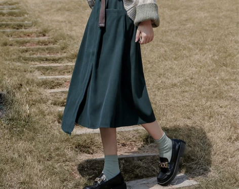 半裙白漉不规则高腰半身裙女设计感小众