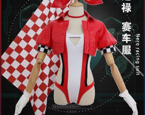 绝色漫 FGO赛车服尼禄 衣服L码 鞋子4...