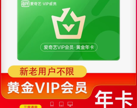 [24小时自动充值]爱奇艺会员年卡爱奇艺v...