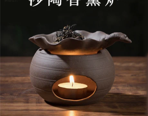 仿古香薰炉沉香檀香香粉熏香炉蜡烛精油香薰灯...