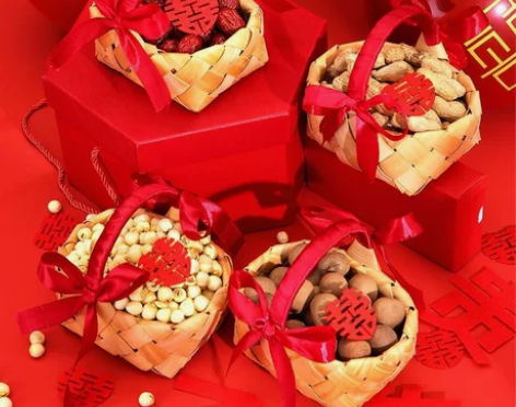 早生贵子花篮，结婚用的摆设，需要的联系哈。...