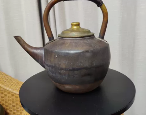 怀旧民俗老物件民国旧茶馆装饰老铜壶包邮 可...