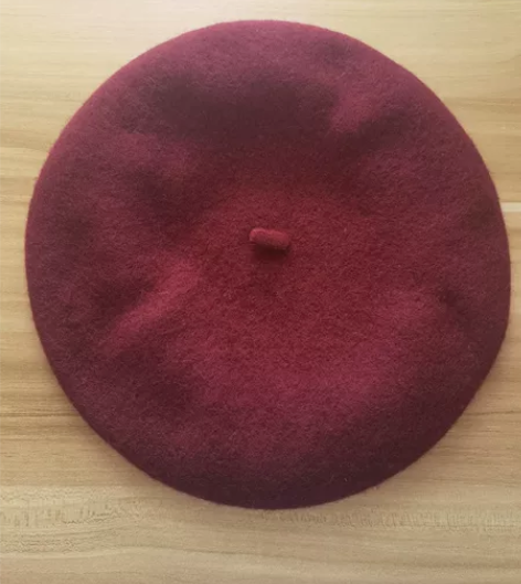 100%纯羊毛贝雷帽,全新,一冲动买了7个...