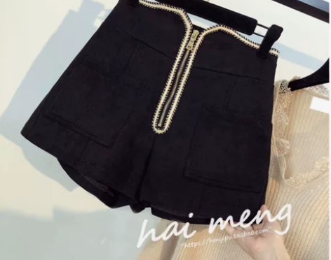 民族风 绒短裤女秋冬款 感兴趣的话点“我想...