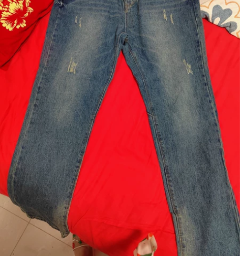 全新2022年新款牛仔裤，男士直筒，宽松潮...