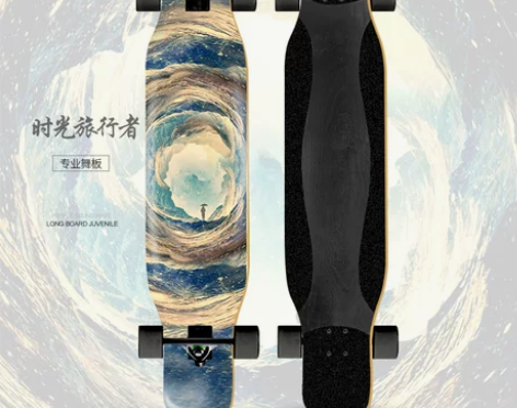 长板滑板女刷街专业板公路青少年舞板成人男女...