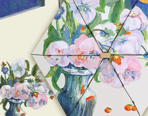 六折小金伞女生防紫外线防晒遮阳伞超小巧便携...