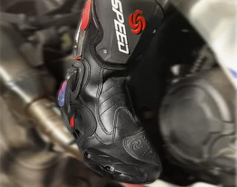 骑行部落摩托车骑行鞋防水机车靴子夏季透气防...