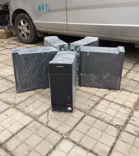 联想台式机电脑 闲置办公电脑主机 9成新全...