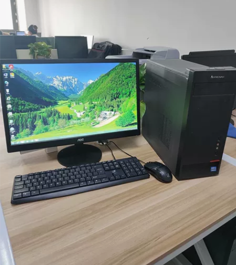 「自用95新」联想办公台式电脑主机流畅办公...